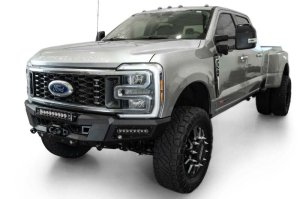 Ford F350 Super Duty Bumper - Front - Addictive Desert Designs - Phantom Winch Front Bumper - Hammer Black - `23-`27 Ford F350 Super Duty Bumper - Front - Addictive Desert Designs - Phantom Winch Front Bumper - Hammer Black - `23-`27